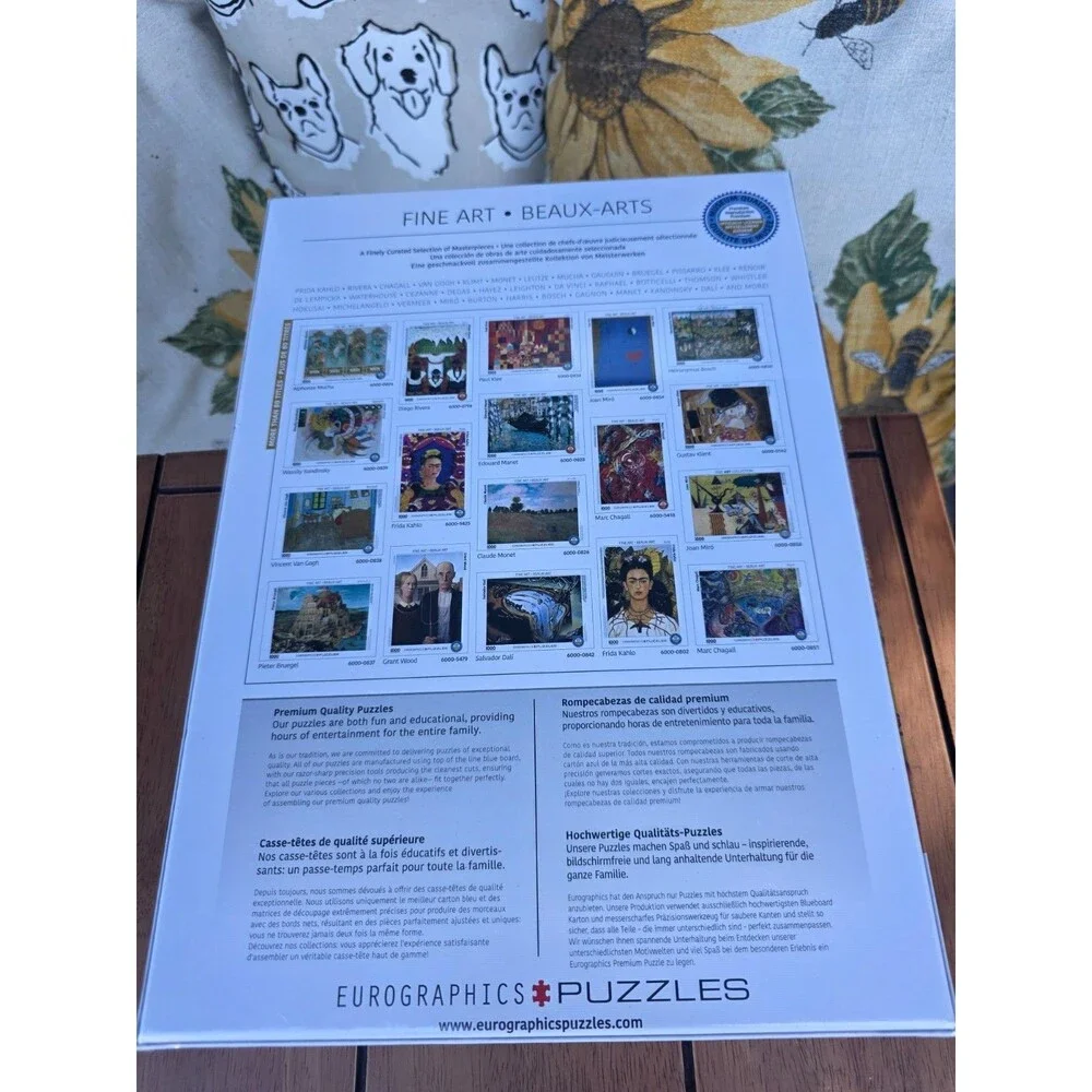 Fine Art Vincent van Gogh Sunflowers 1000 Piece Jigsaw Puzzle Sealed EuroGraphic